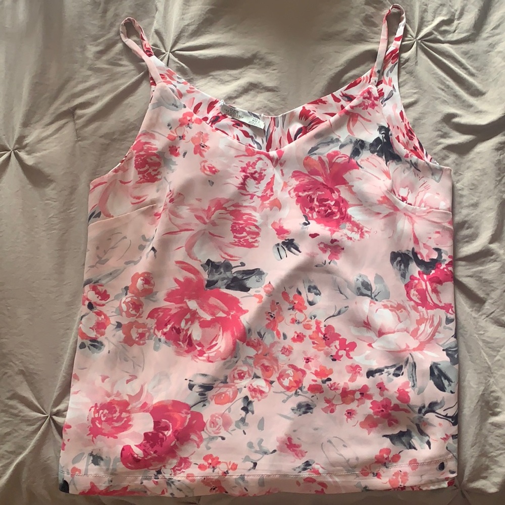 Dex Reversible Floral Camisole Tank Top